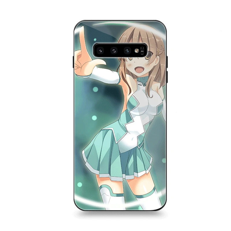 Чехол для телефона стекло для samsung A10 A20 A30 A40 A50 A60 A70 S7 Edge S8 Plus Note 8 9 S10 крышка цветок Рин-не Kyouno Madoka