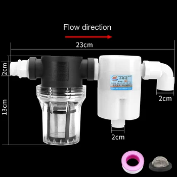 

1/2" Automatic Float Valve Water Level Control Valve Float Ball Valve F/ Water Tank Water Tower+ Filter