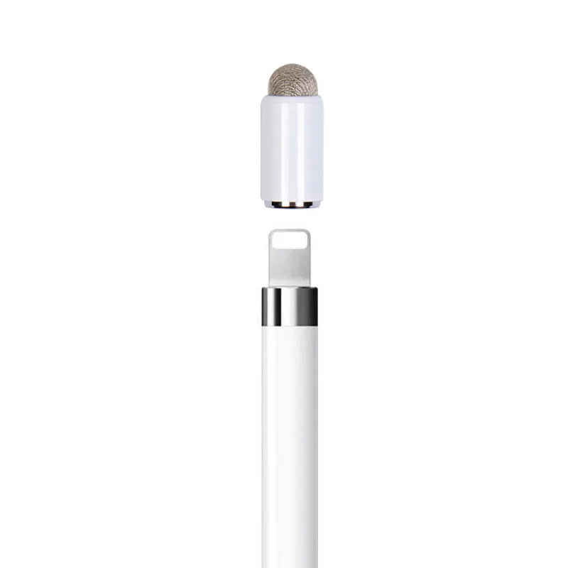 1 шт. сменный наконечник ручки для Apple Pencil силиконовый Кондуктивный колпачок наконечник сменный наконечник ручки для Apple ноутбуков планшетов только наконечник ручки - Цвета: Conductive White
