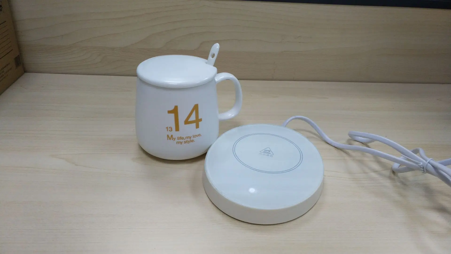 Smart Insulated Cup Warmers Warm Milk Office Insulated 55 Degrees Heating Base Electric Glass Teacup Thermostat