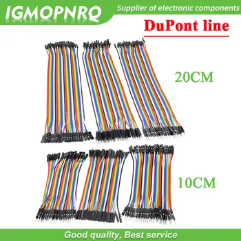 

120pcs 10cm 20cm Dupont line male to male + male to female and female to female jumper wire Dupont cable for Arduino diy kit