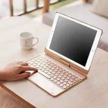 Беспроводная bluetooth-клавиатура с поворотом на 360, usb зарядка, портативная, домашняя, для путешествий, для Apple iPad Pro 9,7 Air2 AXYF