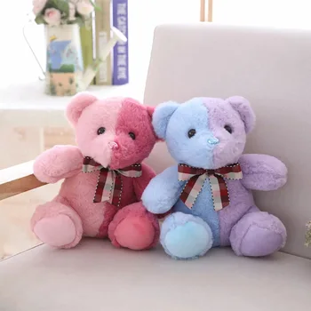 

Creative Two Tone Teddy Bear Plush Toys Stuffed Animal Cute Bear Toy Plush Doll Children Toy Girls Birthday Gift