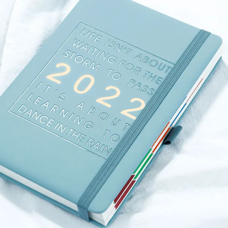 2022 A5 Planner Notebooks Super Thick PU Leather Cover Planner/diary/journal Noteboos School &amp Office Supplies | Канцтовары для