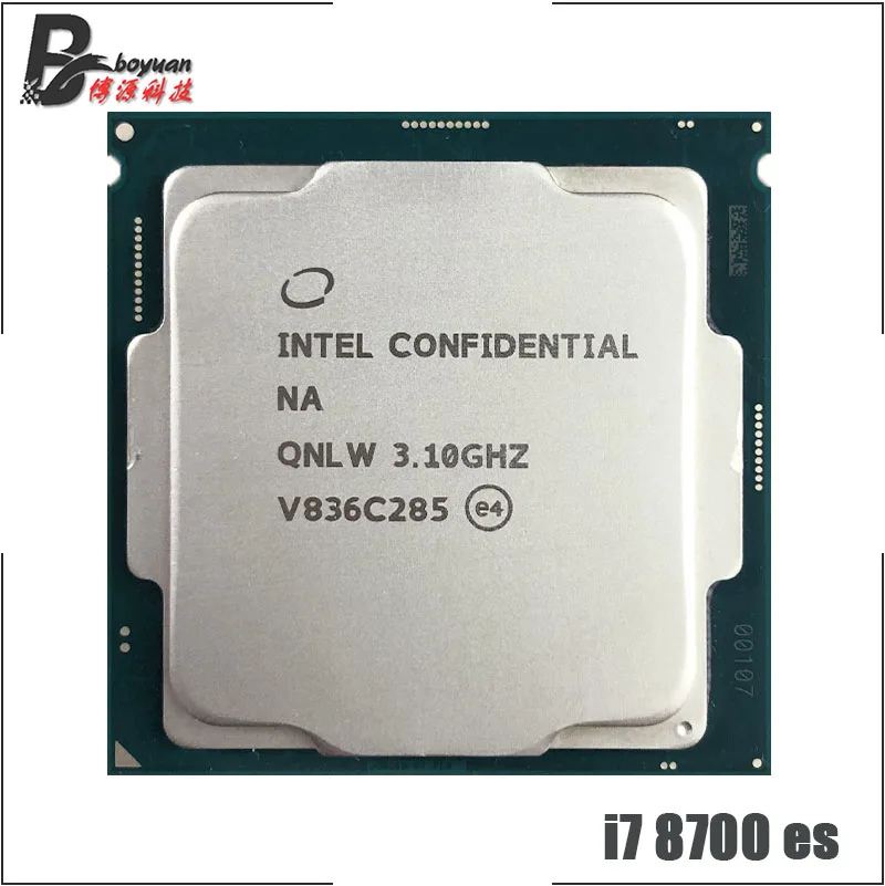 Процессор Intel Core процессор es i7 8700 8700es QNLW 3 1 ГГц шесть ядер двенадцать потоков L2 = 5 м