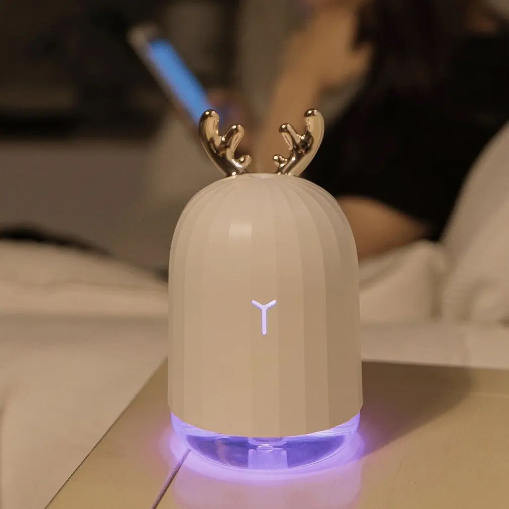 Usb Уникальный Прочный портативный увлажнитель, домашний, офисный, автомобильный, монтируемый маленький олень/банка/светильник, башня, дятел, увлажнитель