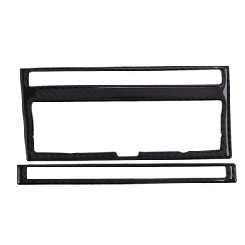 

New Carbon Fiber Air Conditioning CD Panel Cover Trim Fit for Audi A6 2005-2011