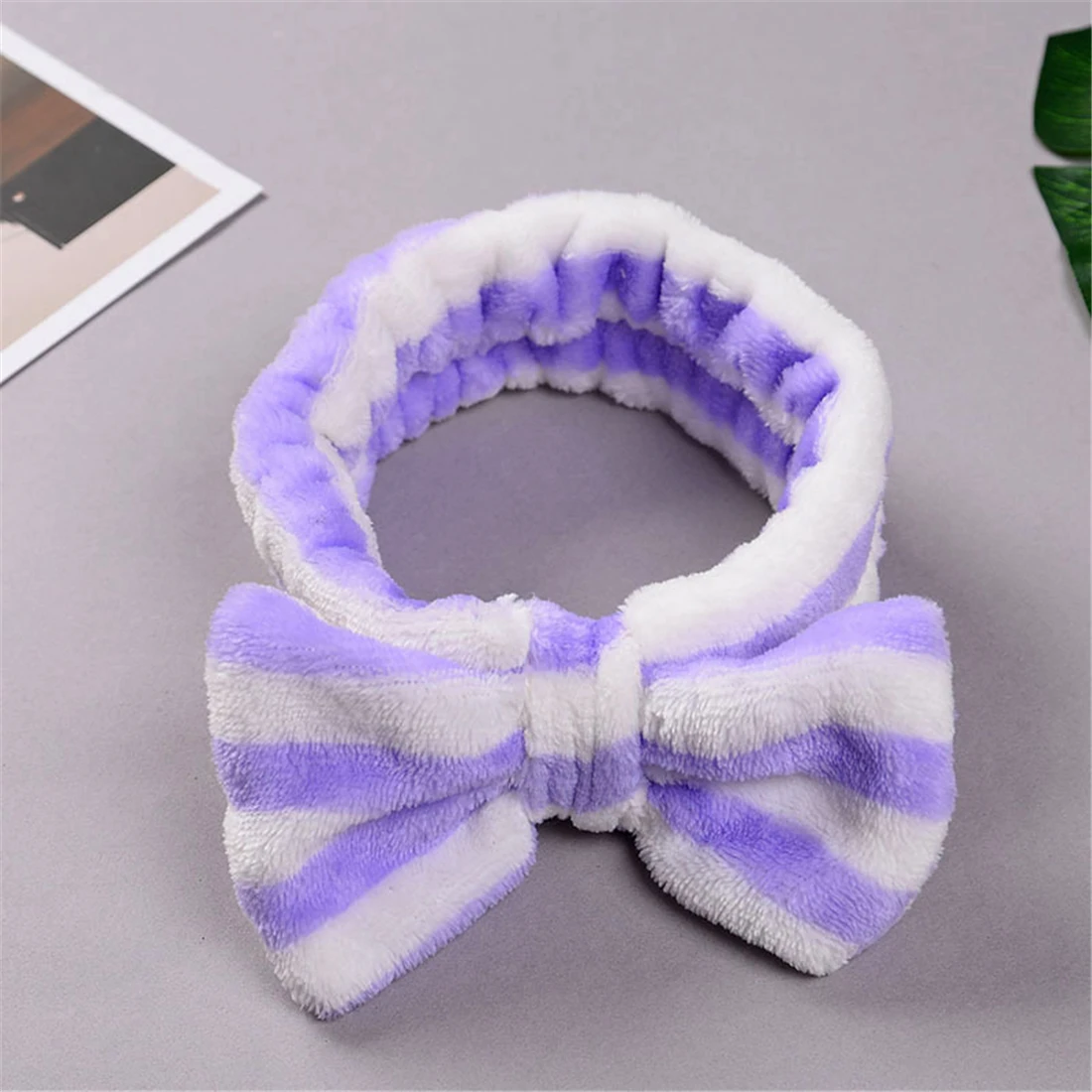 hair clips for women Big Rabbit Ears Coral Fleece Soft Elastic Hairbands SPA Bath Shower Make Up Wash Face headband Hair Band Girls Hair Accessories crocodile hair clips Hair Accessories