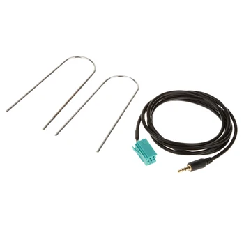 

3.5mm Jack Aux Input Adapter Audio Cable For Clio Megane 2005-2012