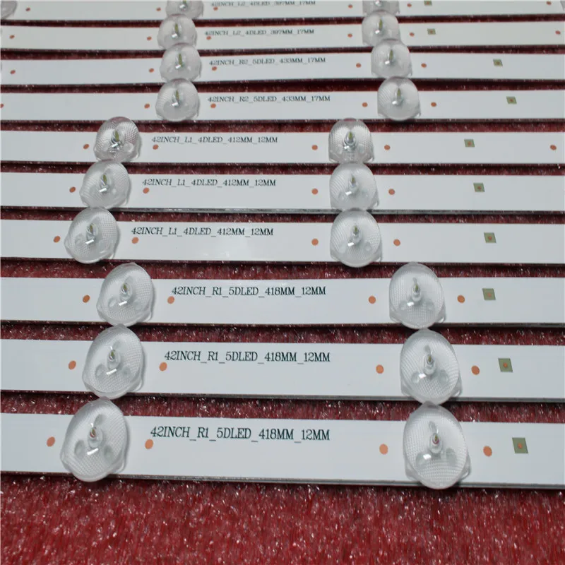 

led backlight screen 1set=10 Pieces/lot, used part original 42"LED strip E74739 6916L-1214A 6916L-1215A 6916L-1216A 6916L-1217A