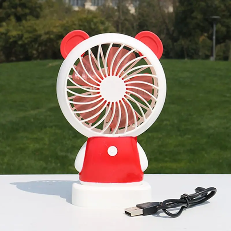 

USB Charging Portable Handheld Electric Fan Air Conditioner Cooler Student Dormitory Cooling Fan Summer Desk Table 10166