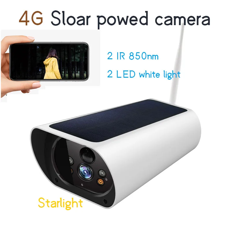 IP камера на солнечных батареях Y9SL HD 1080P Беспроводная GSM 4G sim карта внешняя охранная