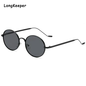 

2020 Classic Small Frame Round Sunglasses Women/Men Brand Designer Alloy Green Red Sun Glasses Vintage Shades Oculos de sol