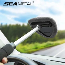 5 In 1 Voorruit Borstel Met Telescopische Voorruit Schoonmaken Tool Set Wasbare Schoonmaakdoekje Rag Voor Auto Windows Onderhoud