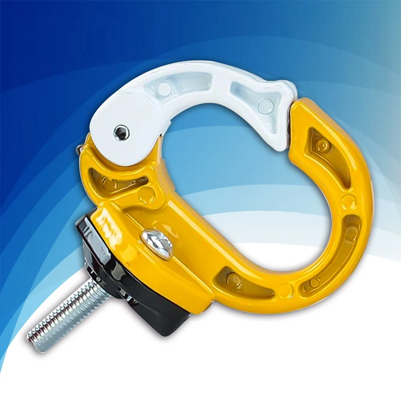 YW Motorcycle Helmet Holder Aluminum Alloy Bottle Hook Hanger Screws Luggage Hook - Цвет: YW