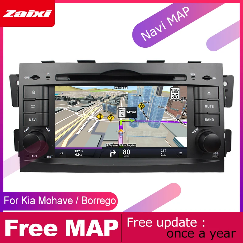 ZaiXi android автомобильный dvd GPS; Мультимедийный проигрыватель для Kia Mohave Borrego 2008~ автомобильный dvd Навигация Радио Аудио видео плеер