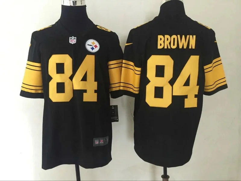 Stitiched, Питтсбург антоно коричневый Ryan Shazier Le'Veon Bell Ben Roethlisberger Elite для мужчин Джерси
