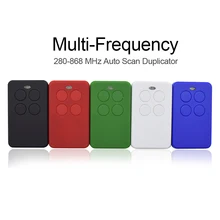 Porta da garagem duplicador de controle remoto 433mhz portão opener modulação de freqüência automática 287mhz a 868mhz código de rolamento fixo