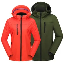 Спорт на открытом воздухе мужчины и женщины универсальный с капюшоном кардиган дышащий водонепроницаемый носимых COUPLE'S Мужская штурмовая куртка настраиваемый
