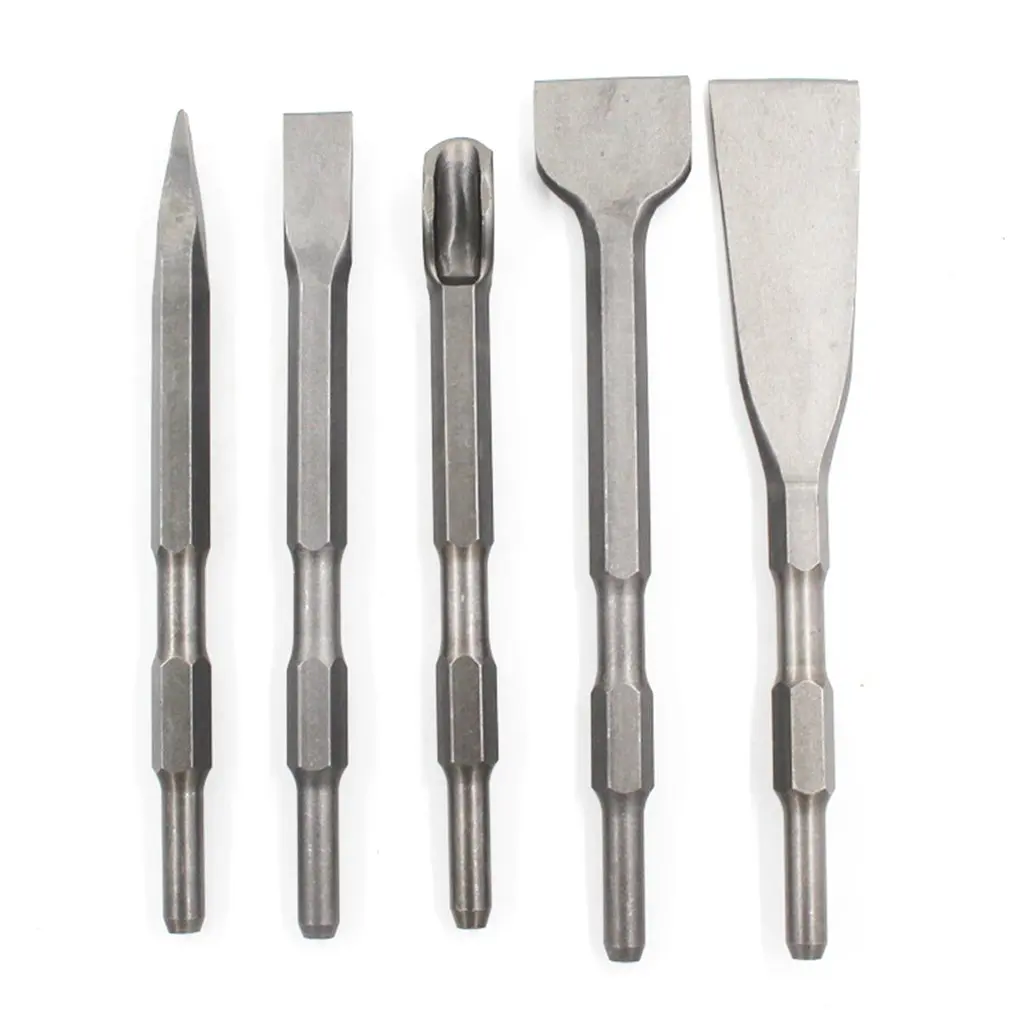 

Round Shank Pointed Flat Chisel U-Shaped Chisel Concrete Electric Hammer Drill Bit Electric Shock Widened Flat Chisel