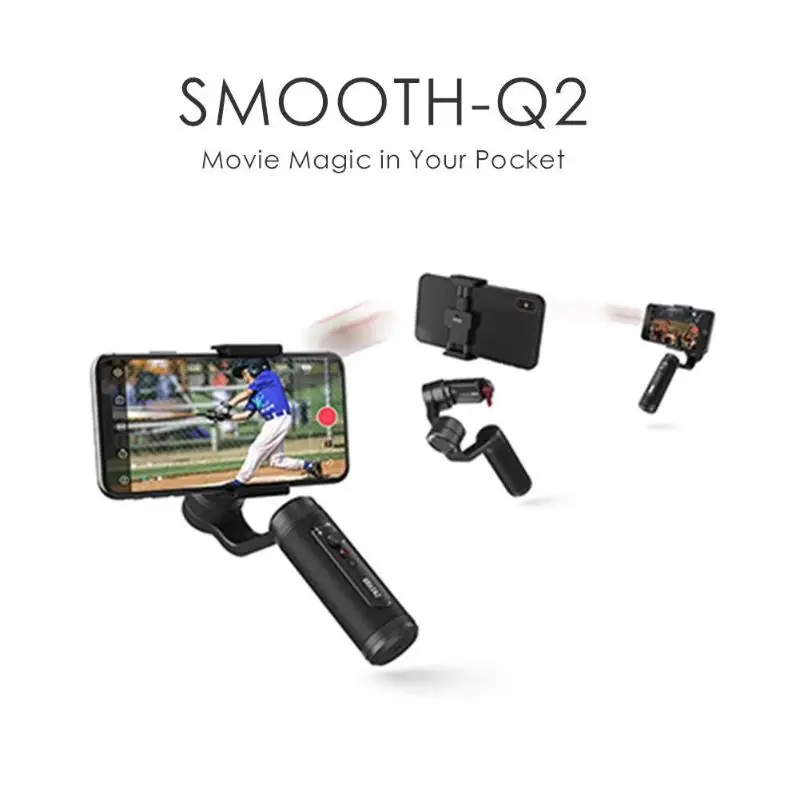 

SMOOTH Q2 3-Axis Handheld 360 Degree Rotation Gimbal Smartphone Stabilizer