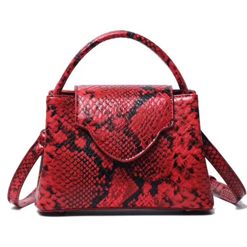 Женская сумка мешок со змеиным принтом блестящая клатч через плечо из