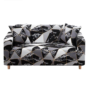 

Simple Line Style Stretch Sofa Cover Cotton Elastic All Inclusive Armchair Corner Sofa Covers For Living Room Decoration