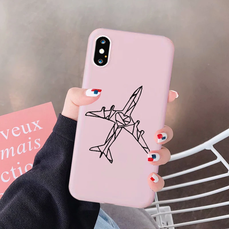 Чехол для телефона GYKZ с картой мира iPhone XS MAX X 11Pro XR 7 8 6 6s Plus Модный черный