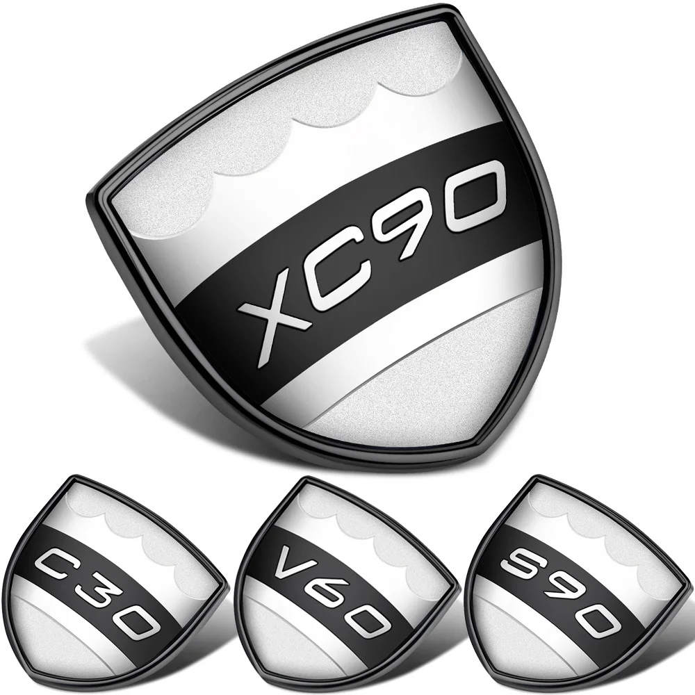 3D Щит металлический знак Стикеры для Volvo C30 XC60 XC90 S40 S60 S80 S90 V40 V60 V90 крыло на спине