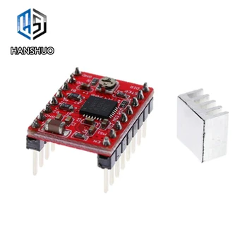 

1pcs Reprap Stepper Driver A4988 Stepper Motor Driver Module with Heatsink for arduino