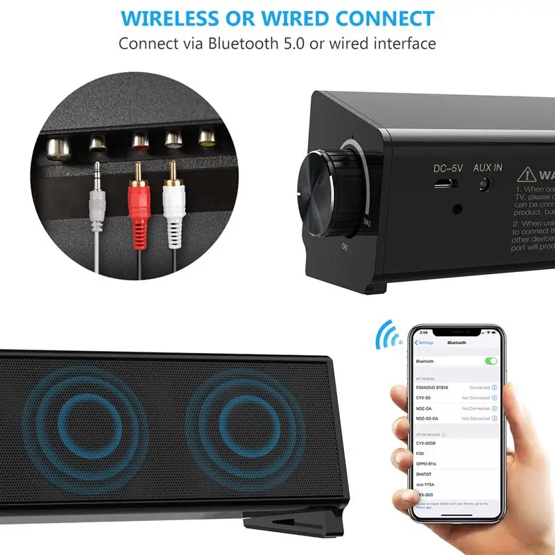 audio fox wireless tv speakers manual