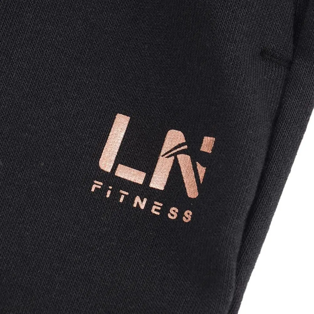 Li-Ning, женские тренировочные спортивные штаны, с принтом, свободный крой, 60% хлопок, 40% полиэстер, подкладка, спортивные брюки AKLP538 COND19