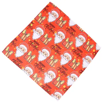 

Santa Tablecloth Merry Christmas Waterproof Table Cover Creative Party Supplies