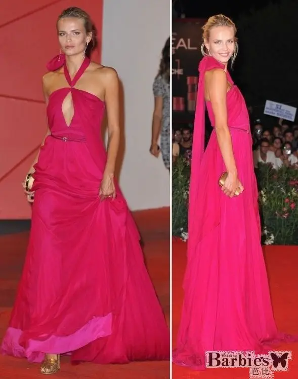 Кейт Миддлтон кружевное синее robe de soiree Сексуальная vestido de festa longo Красный шифон Вечерние Платье на выпускной, платье для мамы; обувь под свадебное платье для невесты - Цвет: same as picture