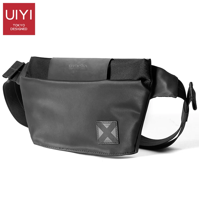 Винтажная Мужская одноцветная сумка-мессенджер fannypack, водонепроницаемая Мужская нагрудная сумка из ПВХ, мужская сумка в спортивном стиле, для путешествий, для улицы, новинка