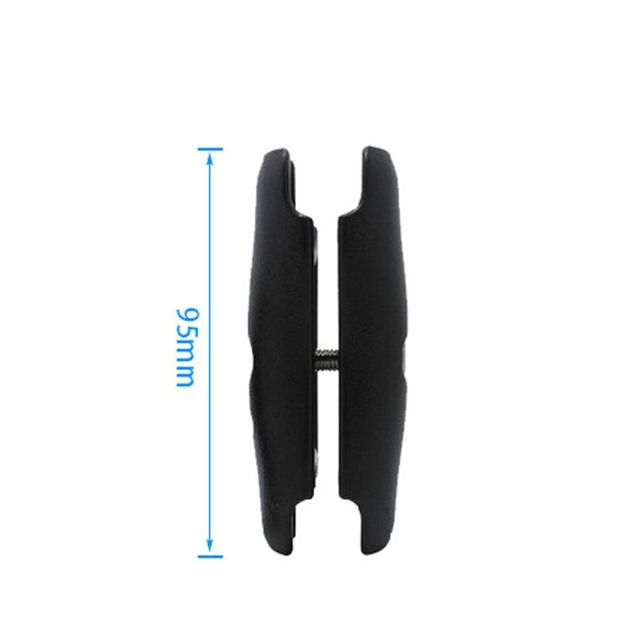 or 95mm Short Long Double Socket Arm for 1 Inch Ball Bases for Gopro Camera Bicycle Motorcycle Phone Holder for Ram Mount