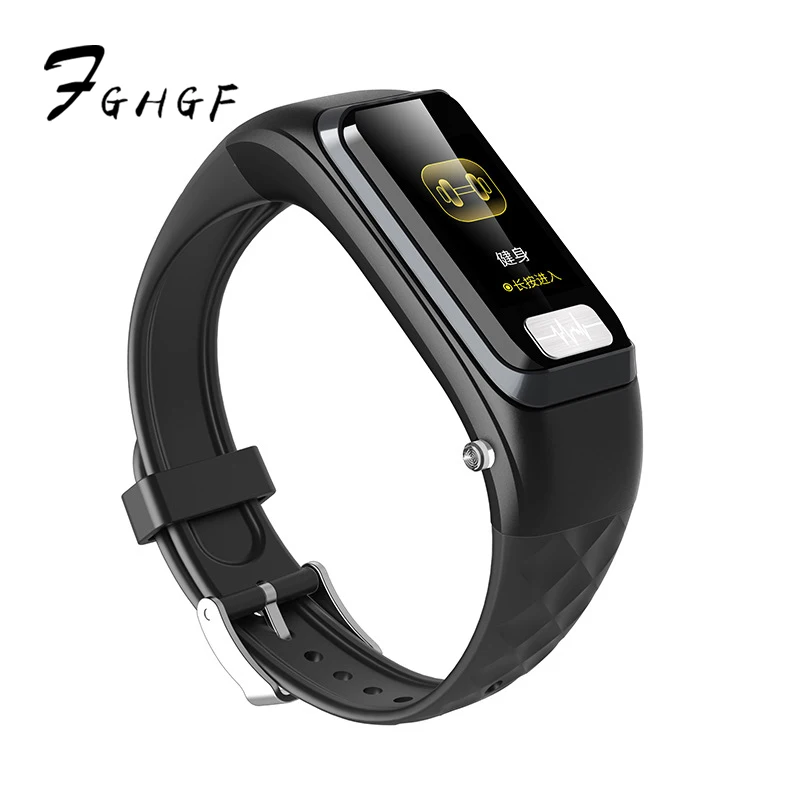 

H207 Bluetooth Smart Call Bracelet Ultra-thin body EGC+PPG Artificial ECG WeChat Sport Step