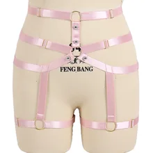 Пояс с подвязками, пояс, пояс, красная роза, чулок, чулки, для ночных клубов, танцев, панк-рок, сексуальное нижнее белье для тела, эластичное, размера плюс