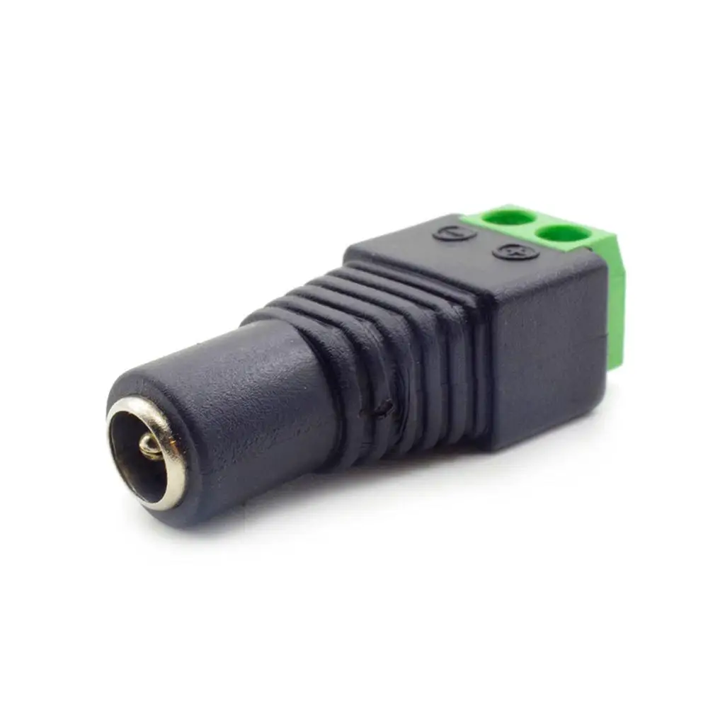 

10pcs Female DC connector 2.1*5.5mm Power Jack Adapter Plug Cable Connector for 3528/5050/5730 led strip light