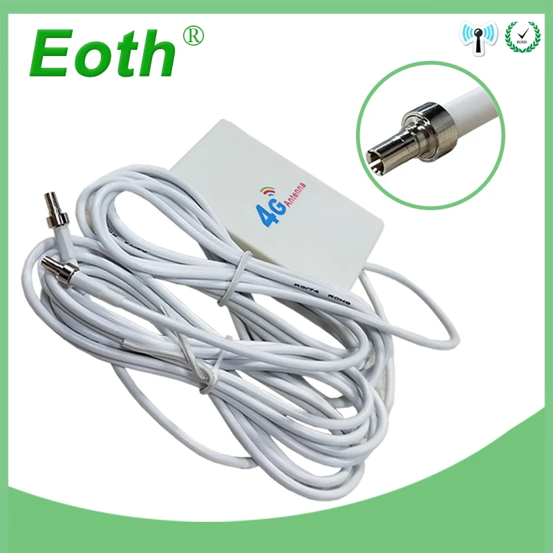

Eoth External Pannel Antenna with CRC9 male 2m cable for Huawei 3G 4G LTE Router