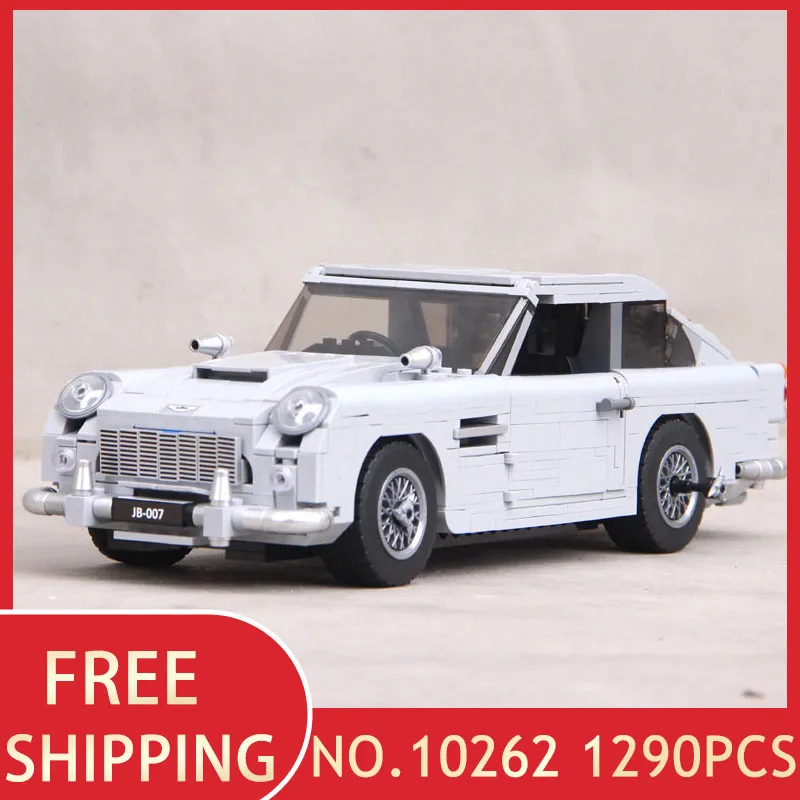 

1450Pcs Technic Creator Expert James Bond Building Blocks Sets Bricks Compatible Classic 007 10262 Cars Model Children Toy Gift