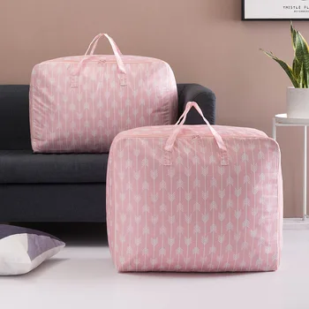 

10 Pieces Cute Patterm Clothing Storage Bag Clothes Blanket Closet Quilt Organizer Sorting Storage Bag For Pillow Household Item