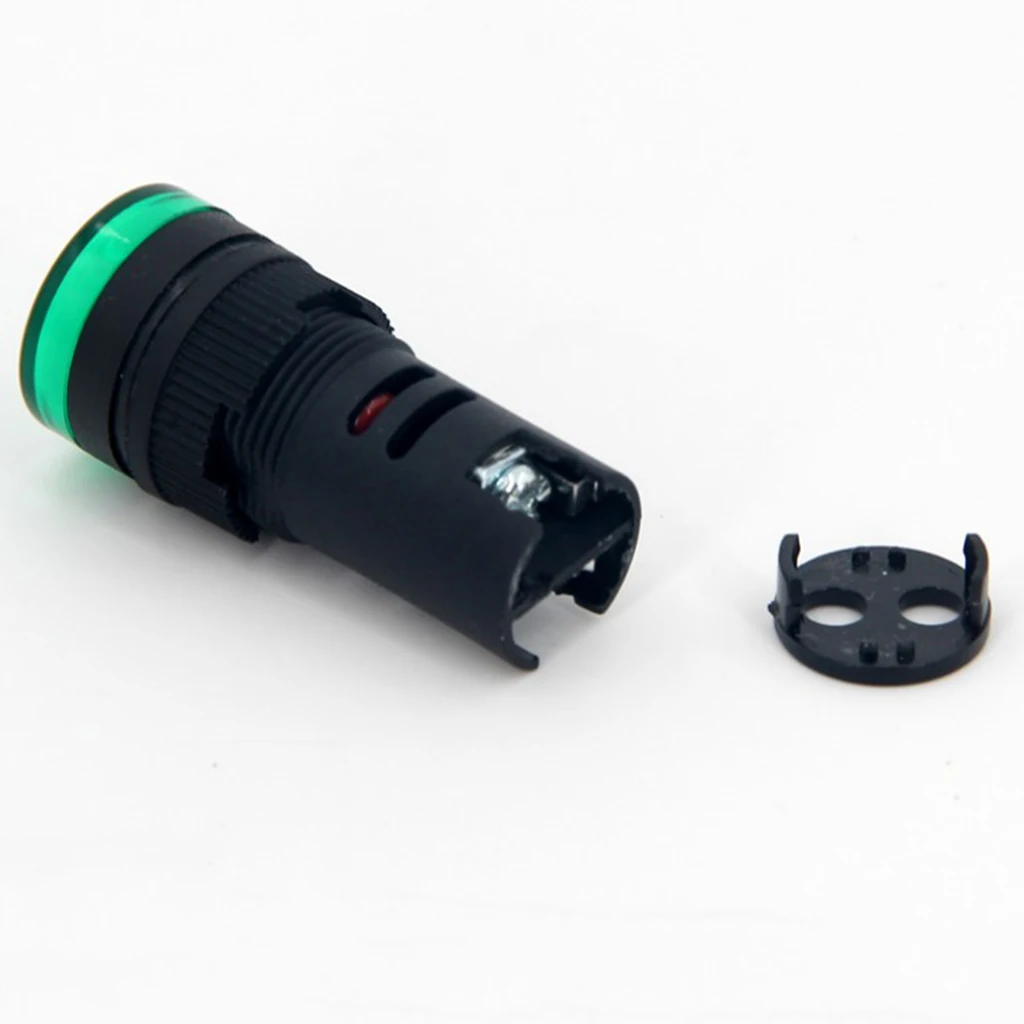 AD22-16DS AC 220V Energy Saving LED Indicator Light, High-brightness Green