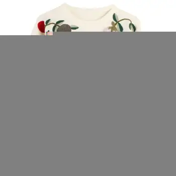 

Runway Knitting Pullovers Sweater Appliques Women's Floral Embroidery Casual Sweater Jumper