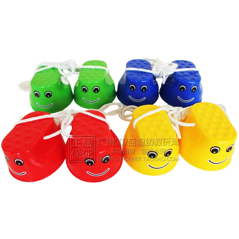 Kindergarten Smiley Stilts 2-3-6 Years Old Baby bao you er Balance Sensory Integration Training Children Outdoor Fitness Equipme
