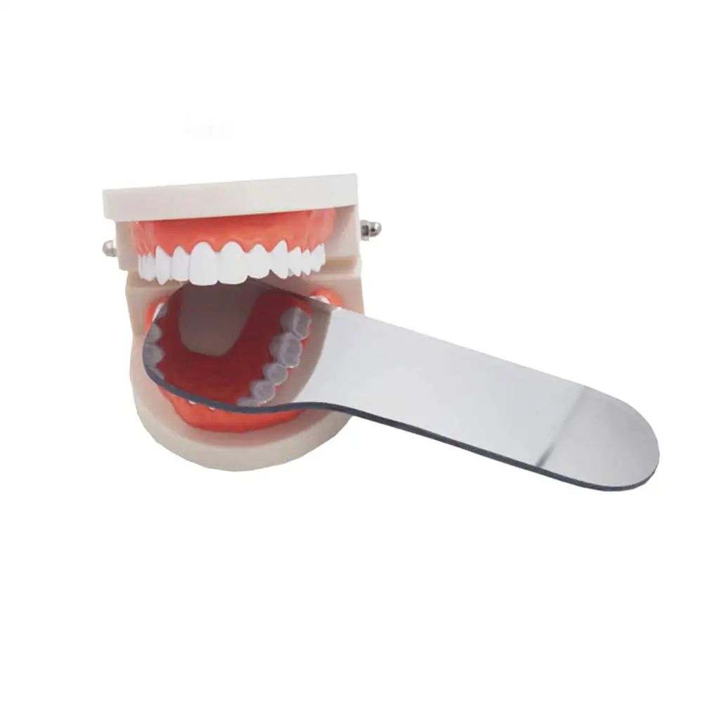 Dental Orthodontic Mirrors Intraoral Photographic Glass Mirror Rhodium Occlusal 2-Side Reflector
