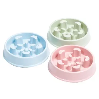 

Useful Anti Choke Pet Dog Feeding Bowls Eating Food Prevent Obesity Healthy Diet Dog Accessories Plastic Snail Shape Slow Down
