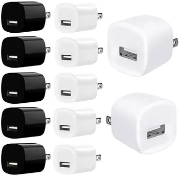 

1000pcs 5V 1A US Ac Home Travel Wall charger Power Adapter Plug For Samsung Galaxy s6 s7 edge s8 s10 htc android phone mp3