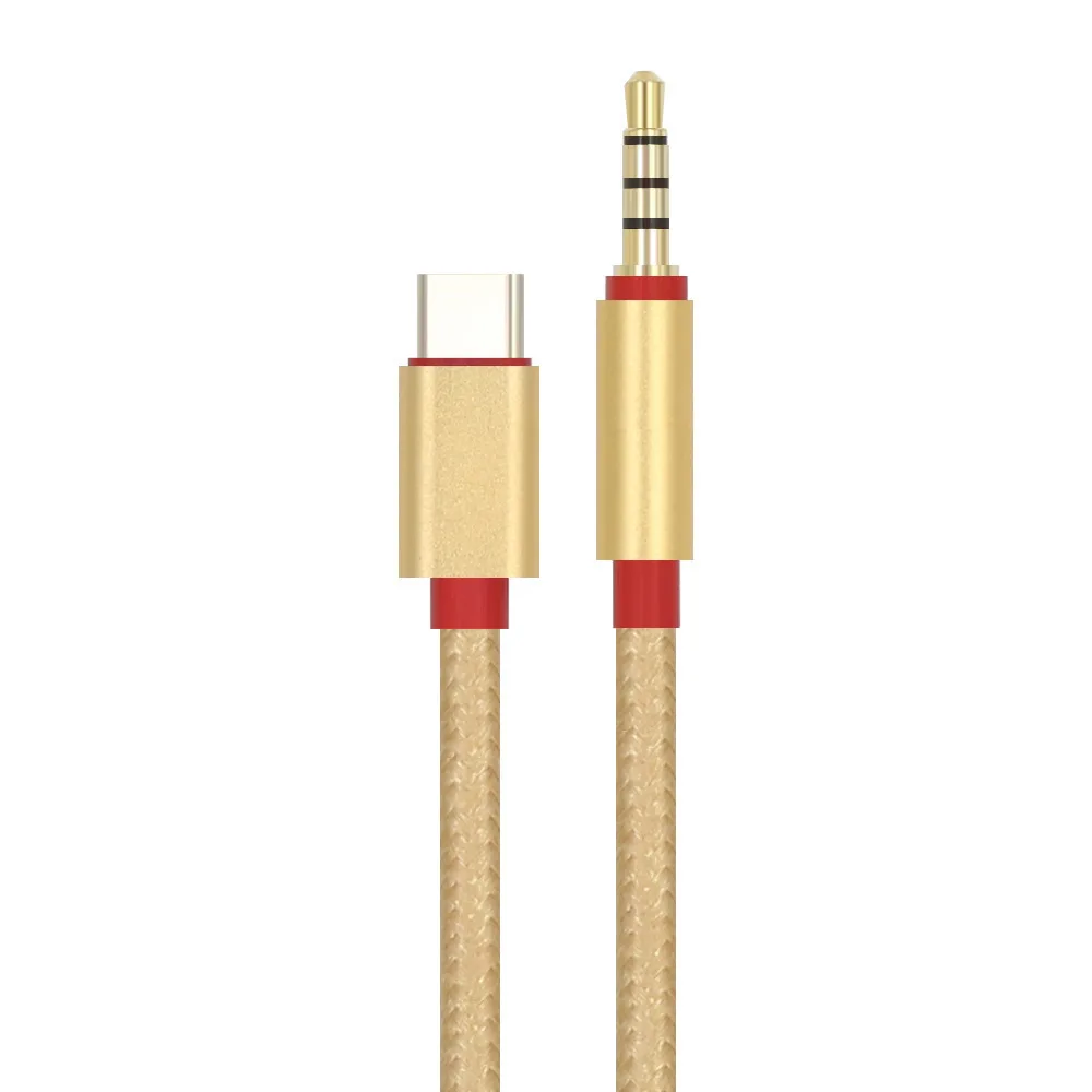 20pcs USB Type C to 3 5mm AUX Audio Cable Type c Headphones Jack Adapter For Huawei P40 P30 Pro Xiaomi Mi10 Pro Note 10