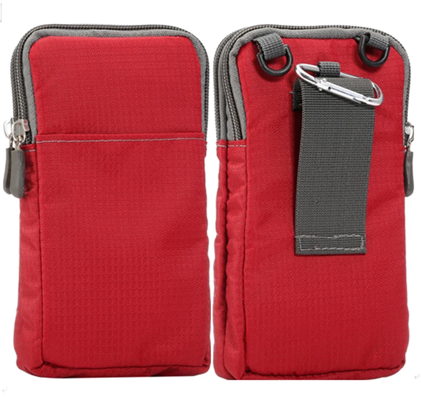 Universeel Voor Alle Hieronder 6,3-6,9 дюймов Mobiele Telefoons Pouch открытый 3 Zakken 2 ритсен кошелек Чехол Riemclip tas voor